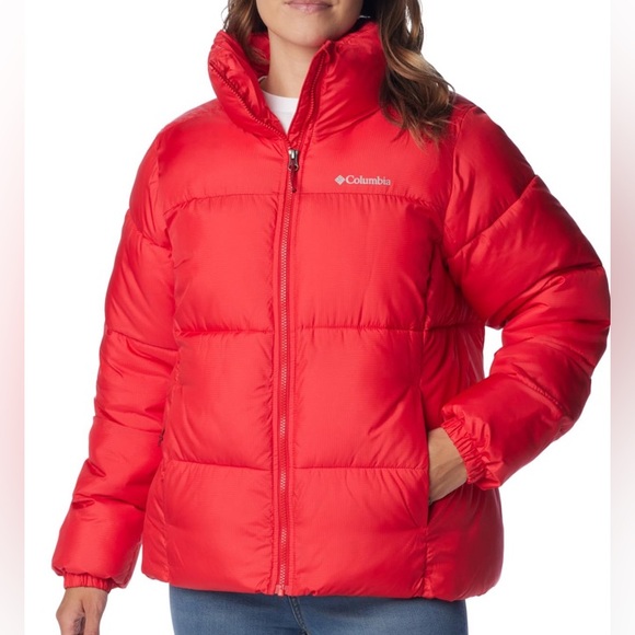 Columbia Women's Puffer Jacket Red Lily XXL - Picture 1 of 2